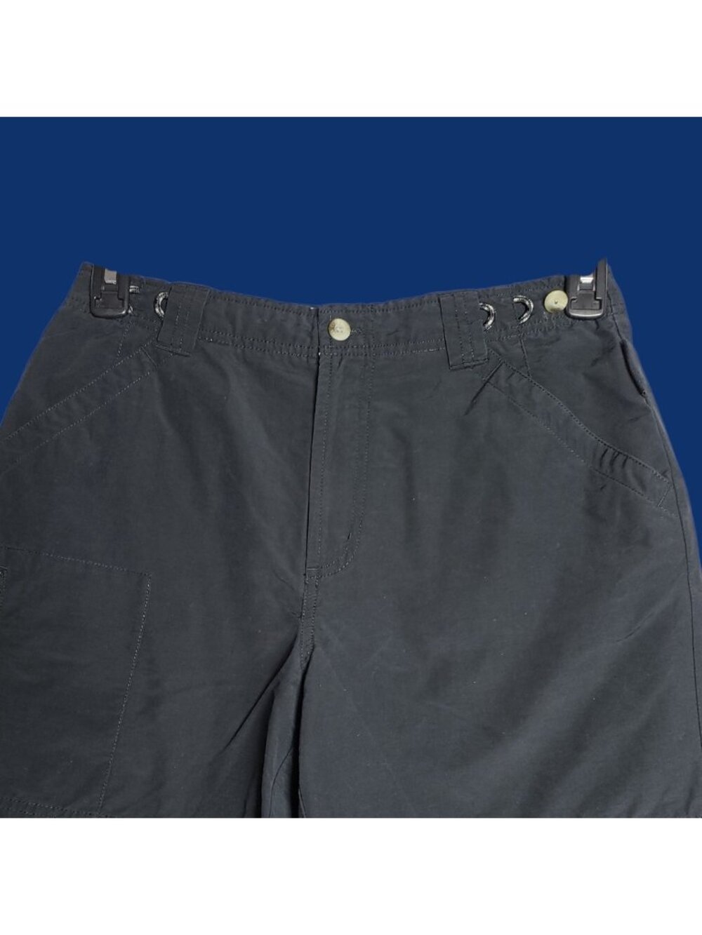 Columbia Womens Outdoor Hiking Shorts W/Pockets Black Size 8 - Picture 6 of 11